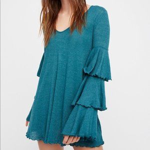 Free People Beach XS Seashore Bell Sleeve Dress